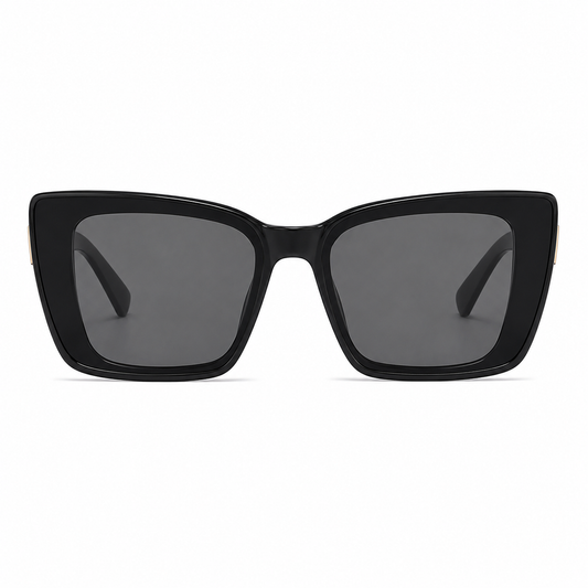 Oversized Polarized Cat-Eye Sunglasses