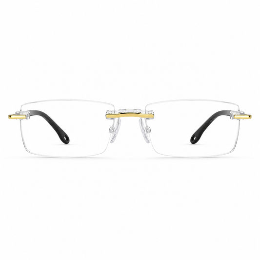 Gold Rectangle Reading Glasses