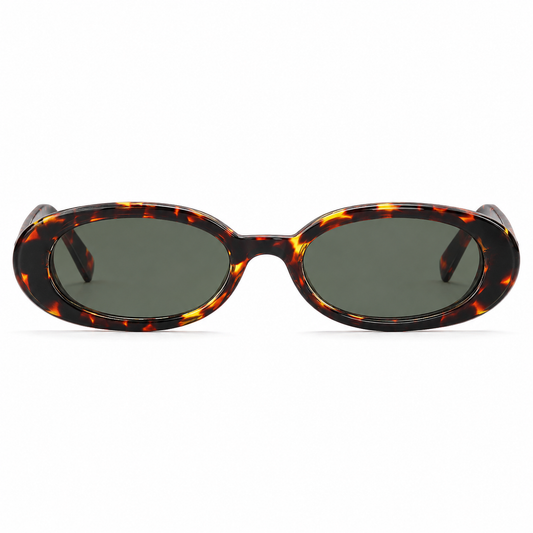 Vintage Slim Rectangle Sunglasses