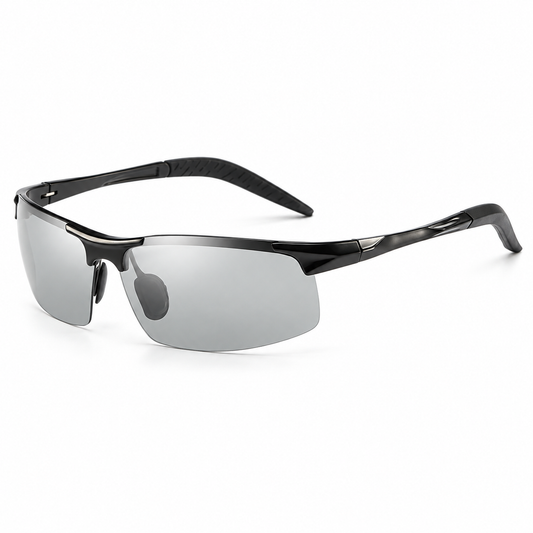 CLLOIO Aluminum-Magnesium Photochromic UV400 Driving Sunglasses