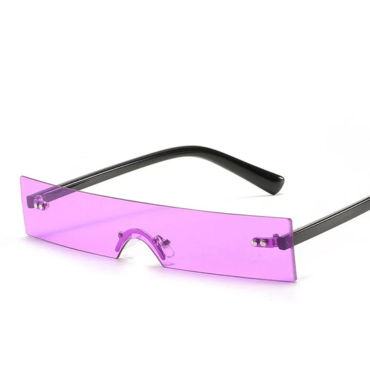 Slim Photochromic Rectangle Sunglasses