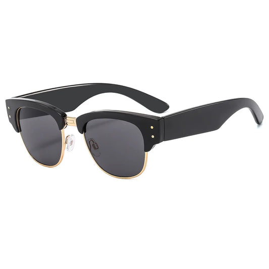 Retro Rivet Pilot Sunglasses