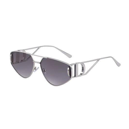 Lenzoku M015 — Smoke Gradient / Silver