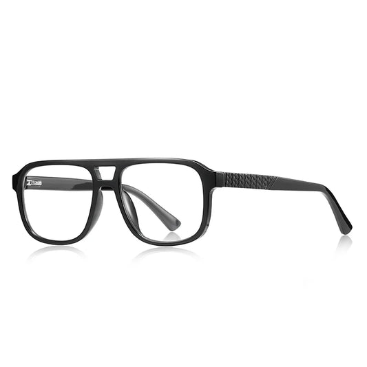 Men’s Classic Square Full-Rim Glasses