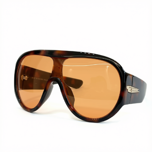 Oversized Gradient Shield Sunglasses