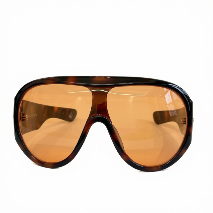Oversized Gradient Shield Sunglasses