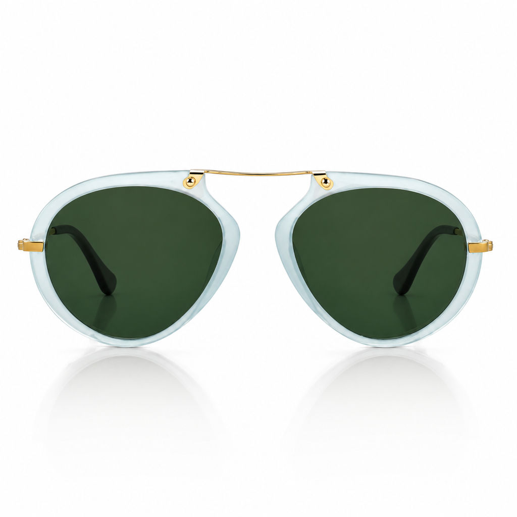 Ultralight TR90 Butterfly UV400 Sunglasses-Green
