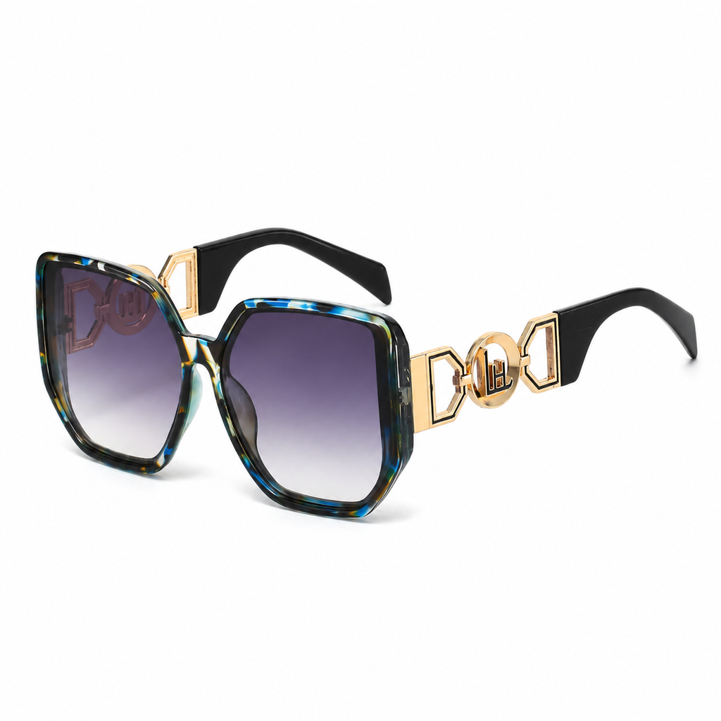 Oversized Cutout Cat-Eye Sunglasses