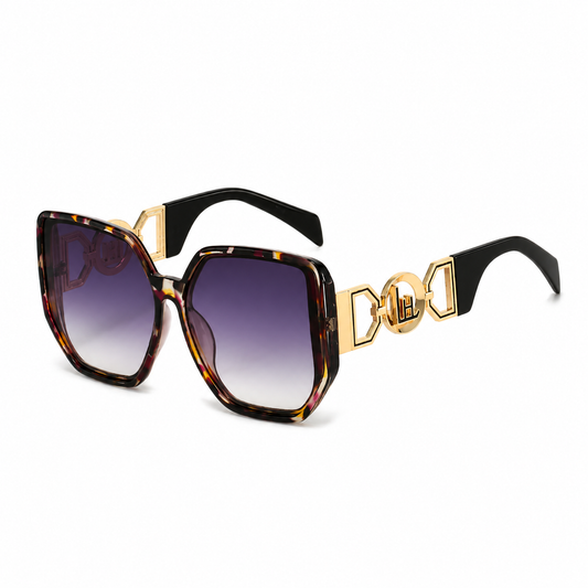 Oversized Cutout Cat-Eye Sunglasses