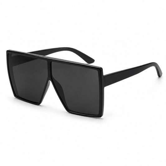 Oversized Vintage Rectangle Sunglasses