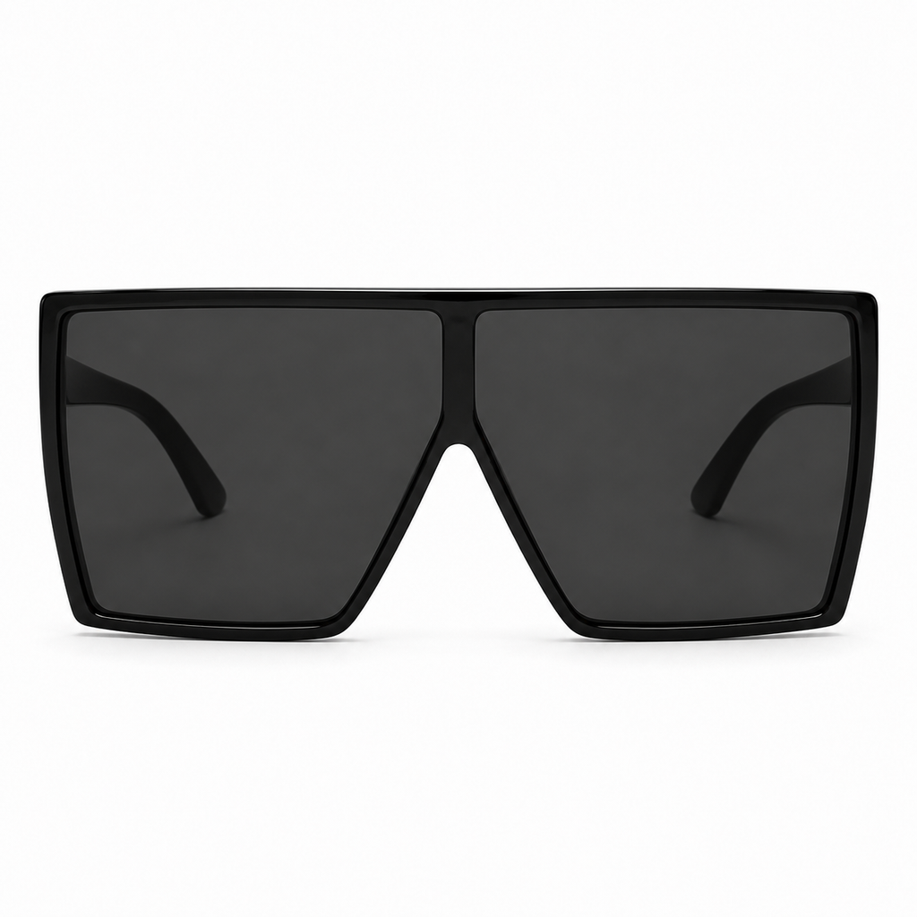 Oversized Vintage Rectangle Sunglasses