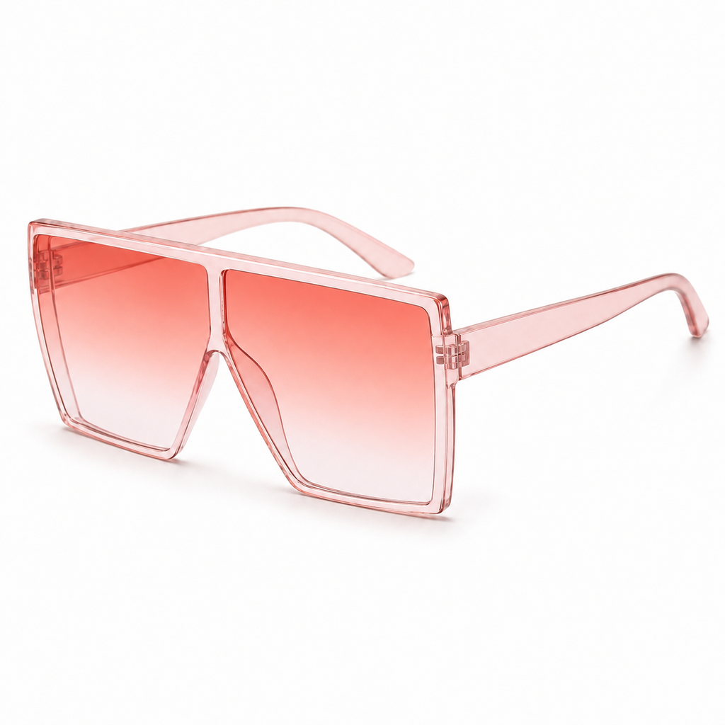 Oversized Vintage Rectangle Sunglasses