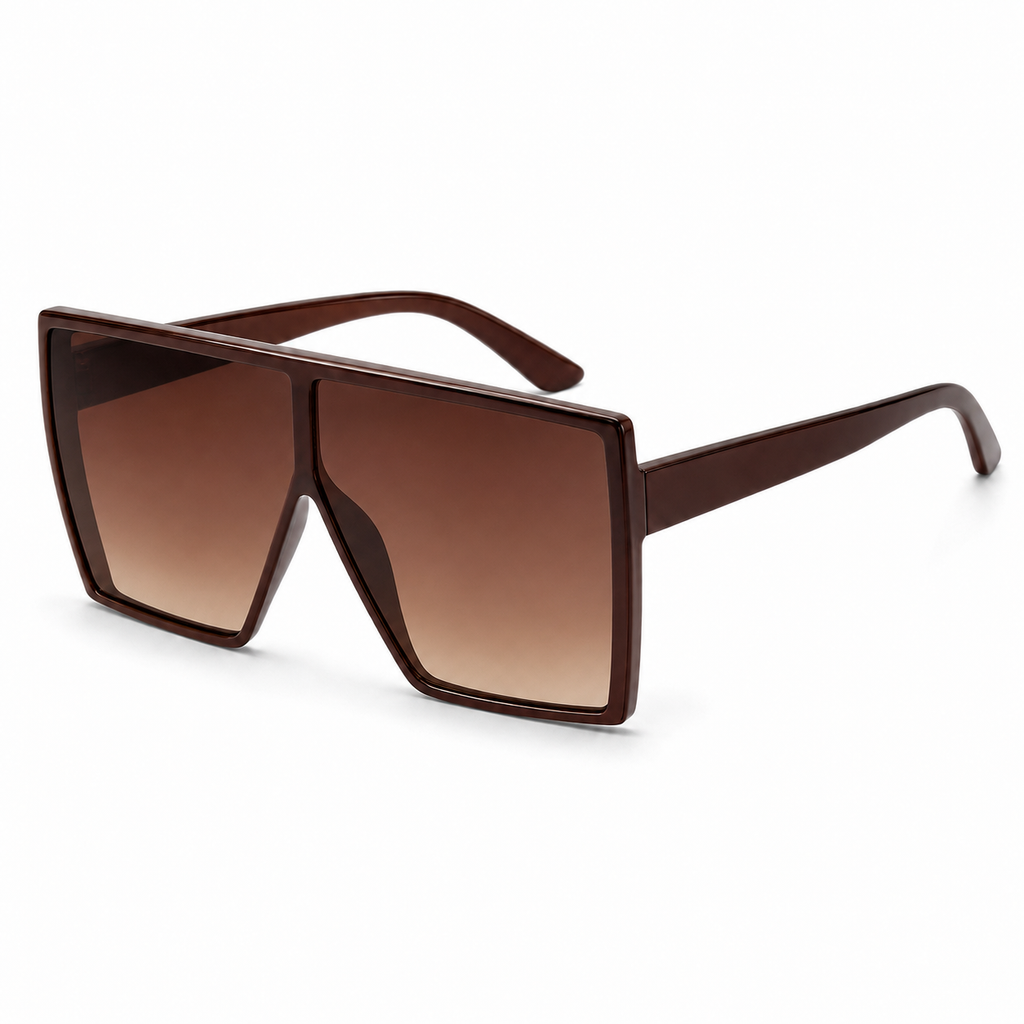 Oversized Vintage Rectangle Sunglasses