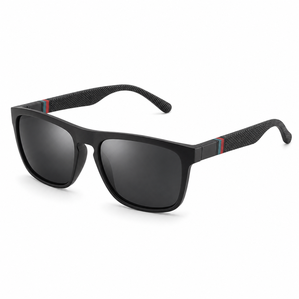 Vintage Polarized Rectangle Sunglasses