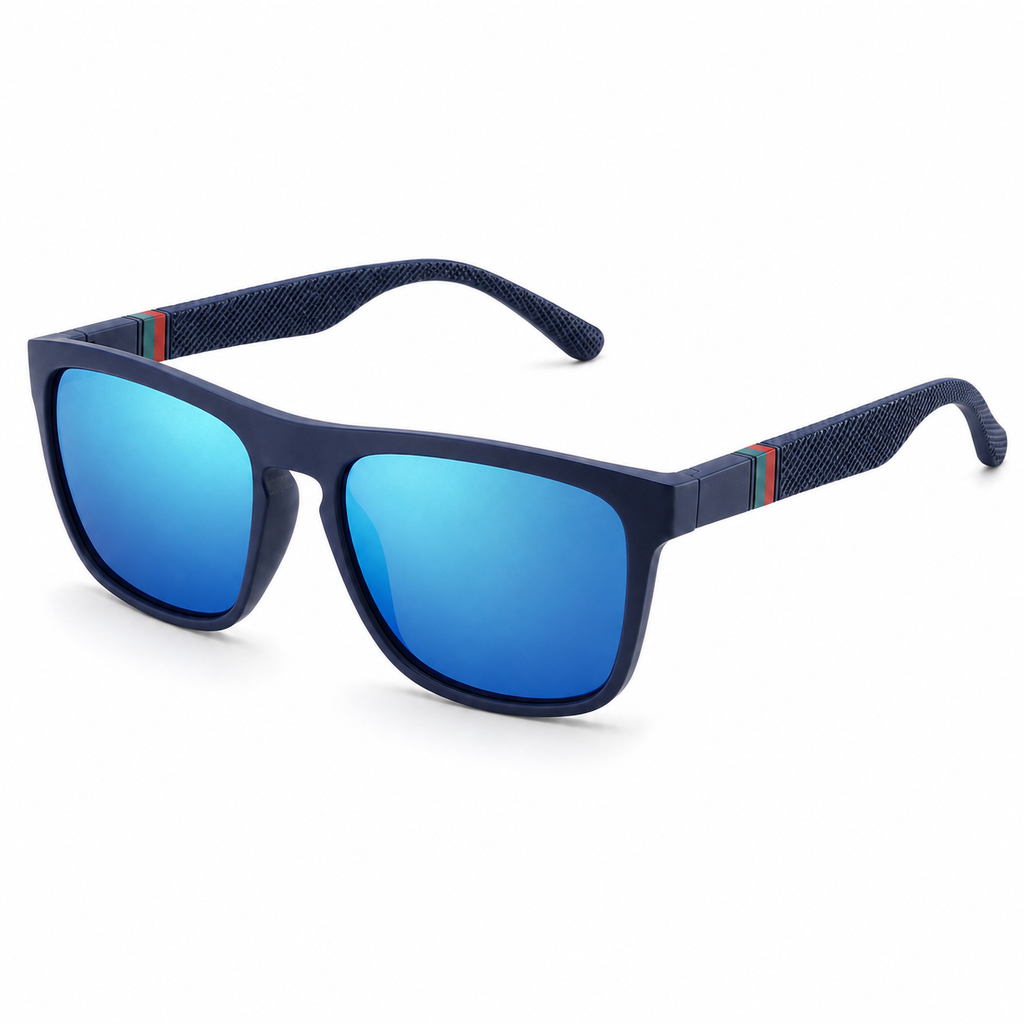 Vintage Polarized Rectangle Sunglasses