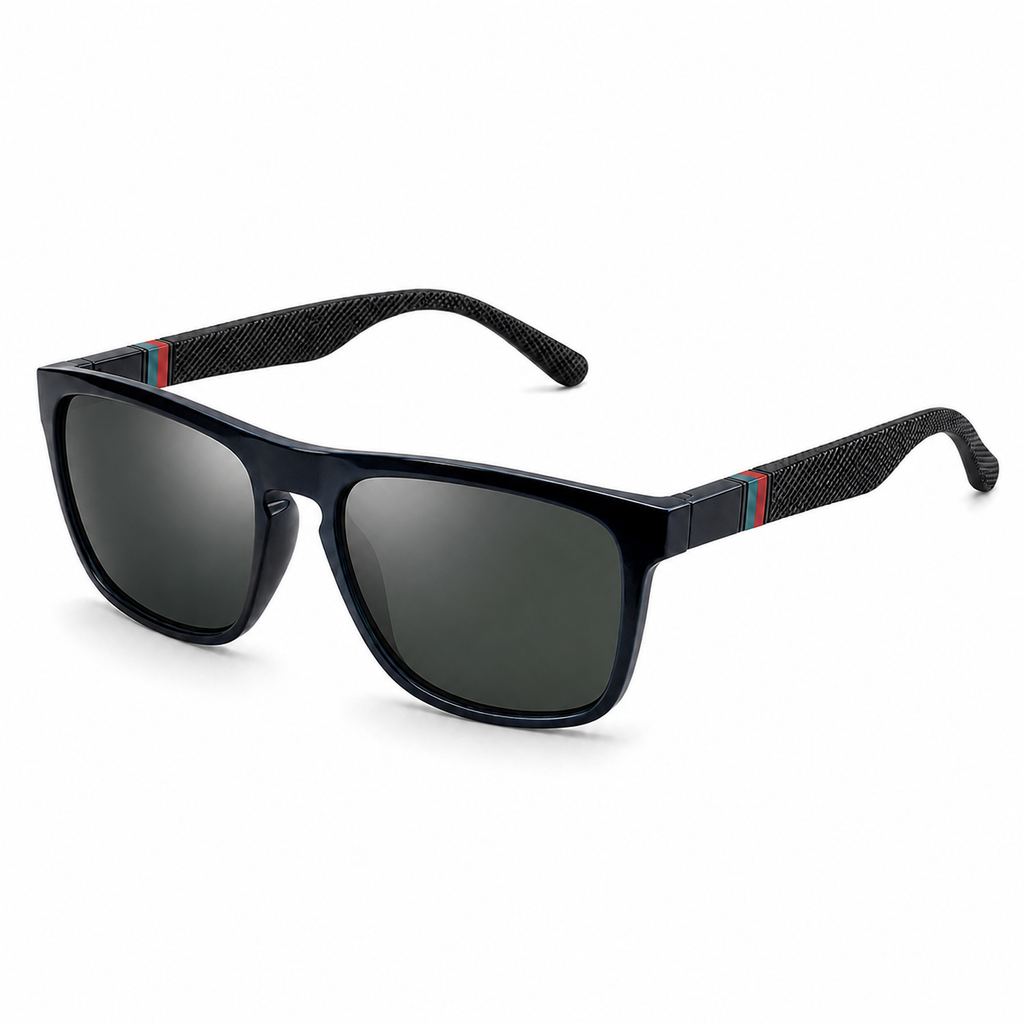 Vintage Polarized Rectangle Sunglasses