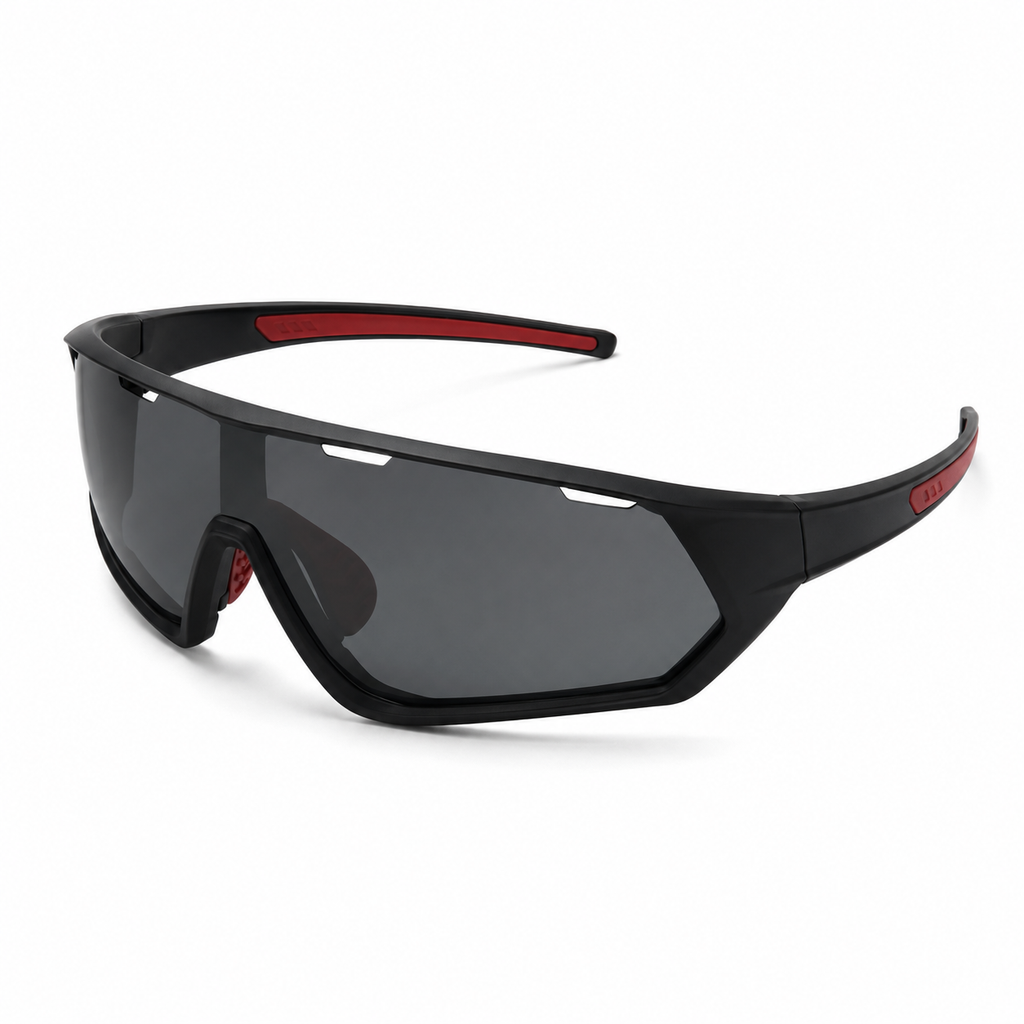 Large-Lens Athletic Sunglasses