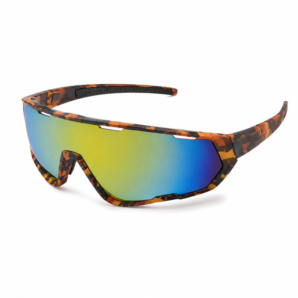 Large-Lens Athletic Sunglasses