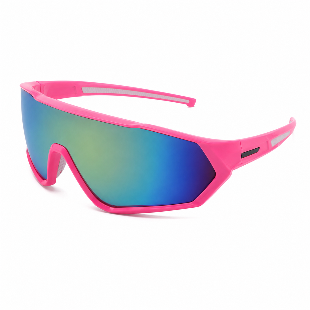 Large-Lens Athletic Sunglasses
