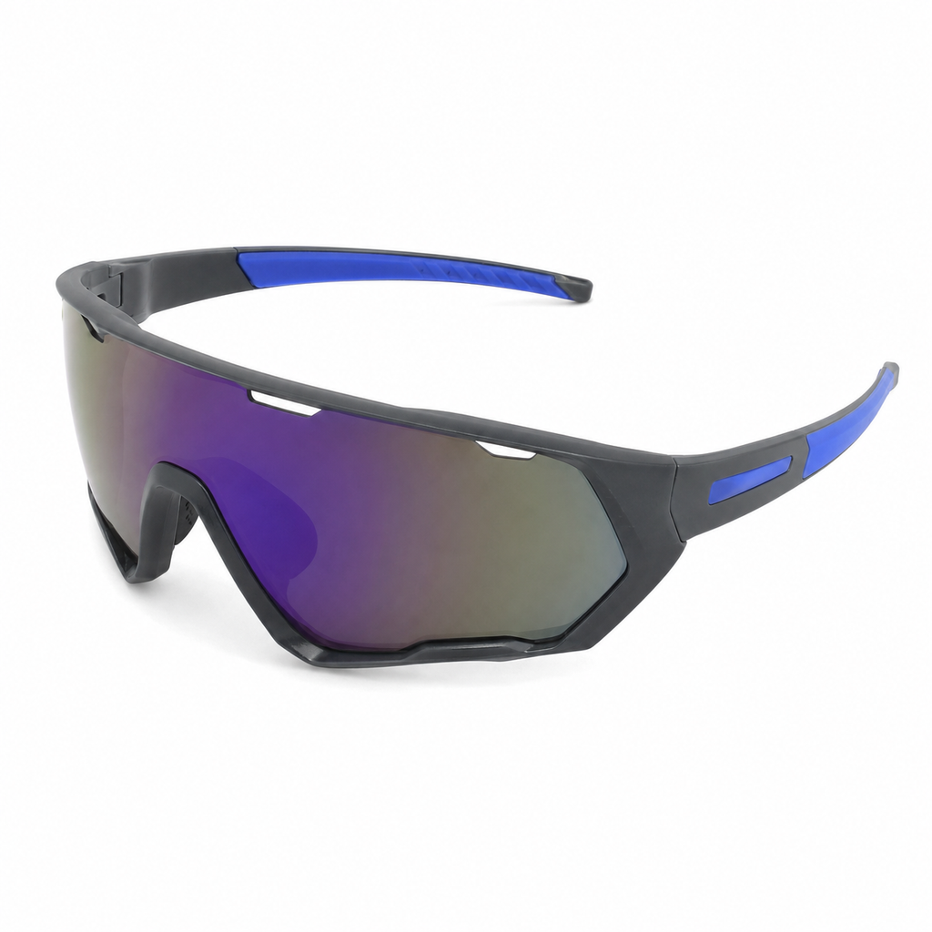 Large-Lens Athletic Sunglasses