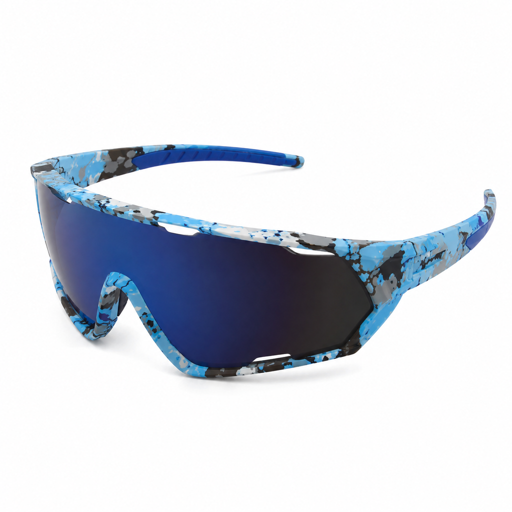 Large-Lens Athletic Sunglasses
