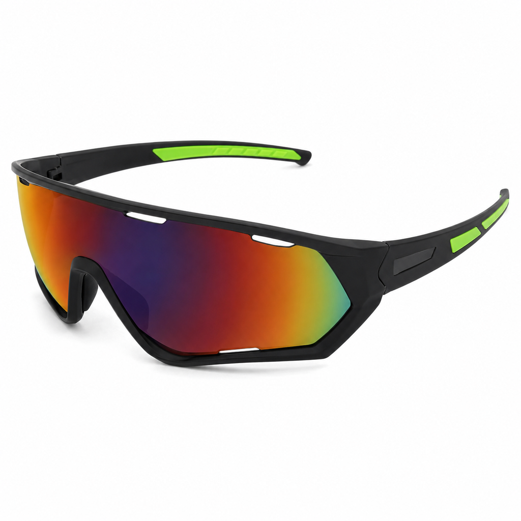 Large-Lens Athletic Sunglasses