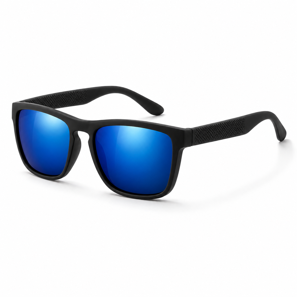 Mirrored Polarized Square Sunglasses