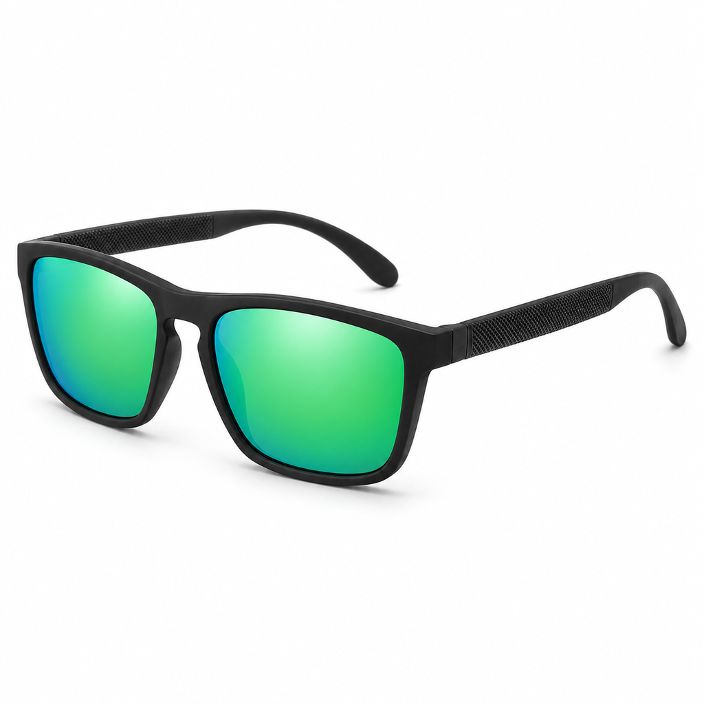 Mirrored Polarized Square Sunglasses