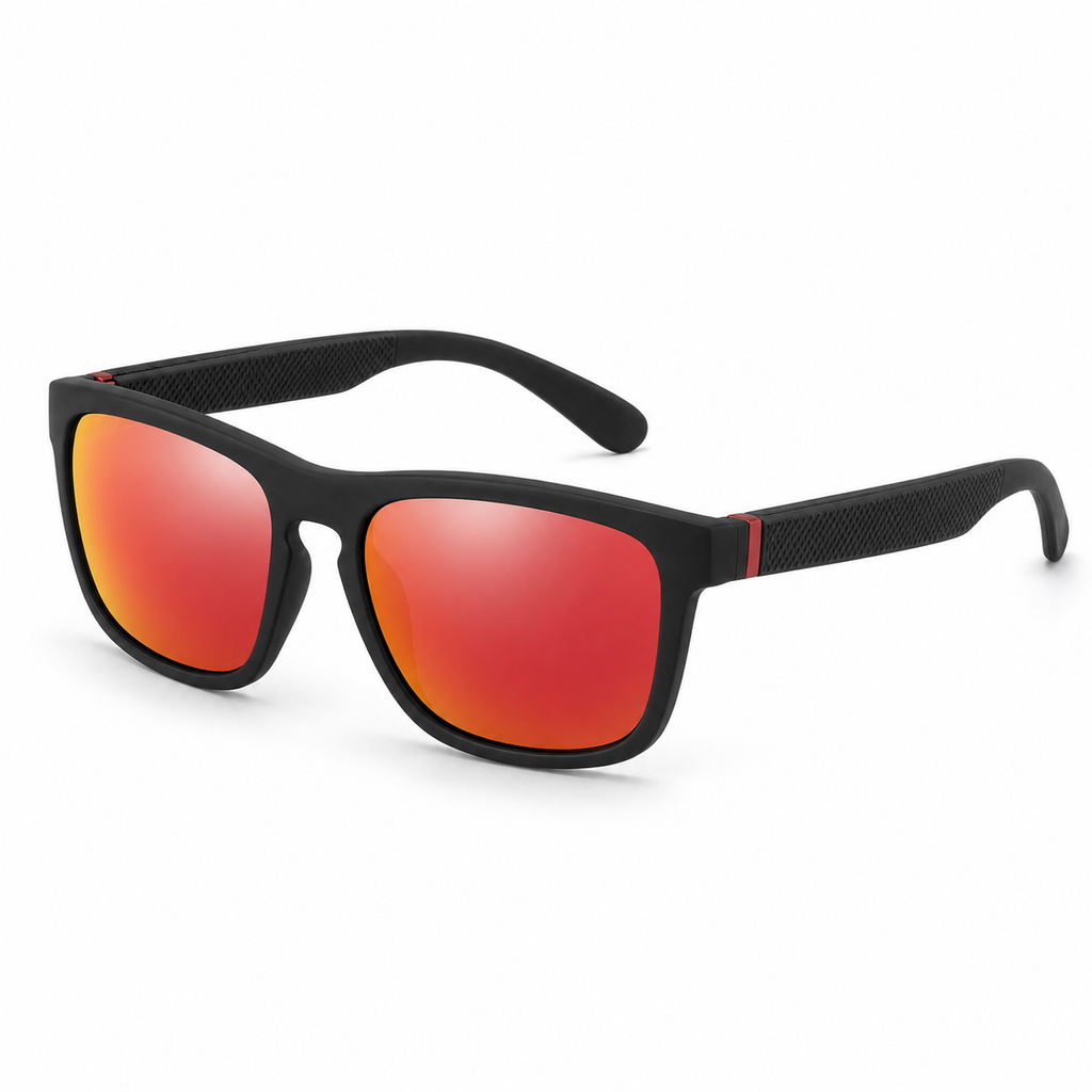 Mirrored Polarized Square Sunglasses