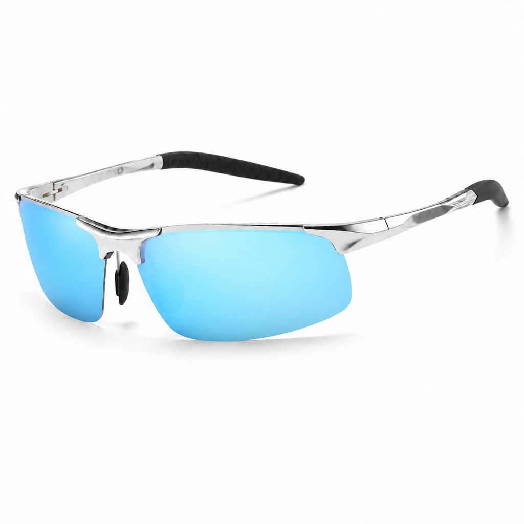 Rimless Aluminum Polarized Driving Sunglasses