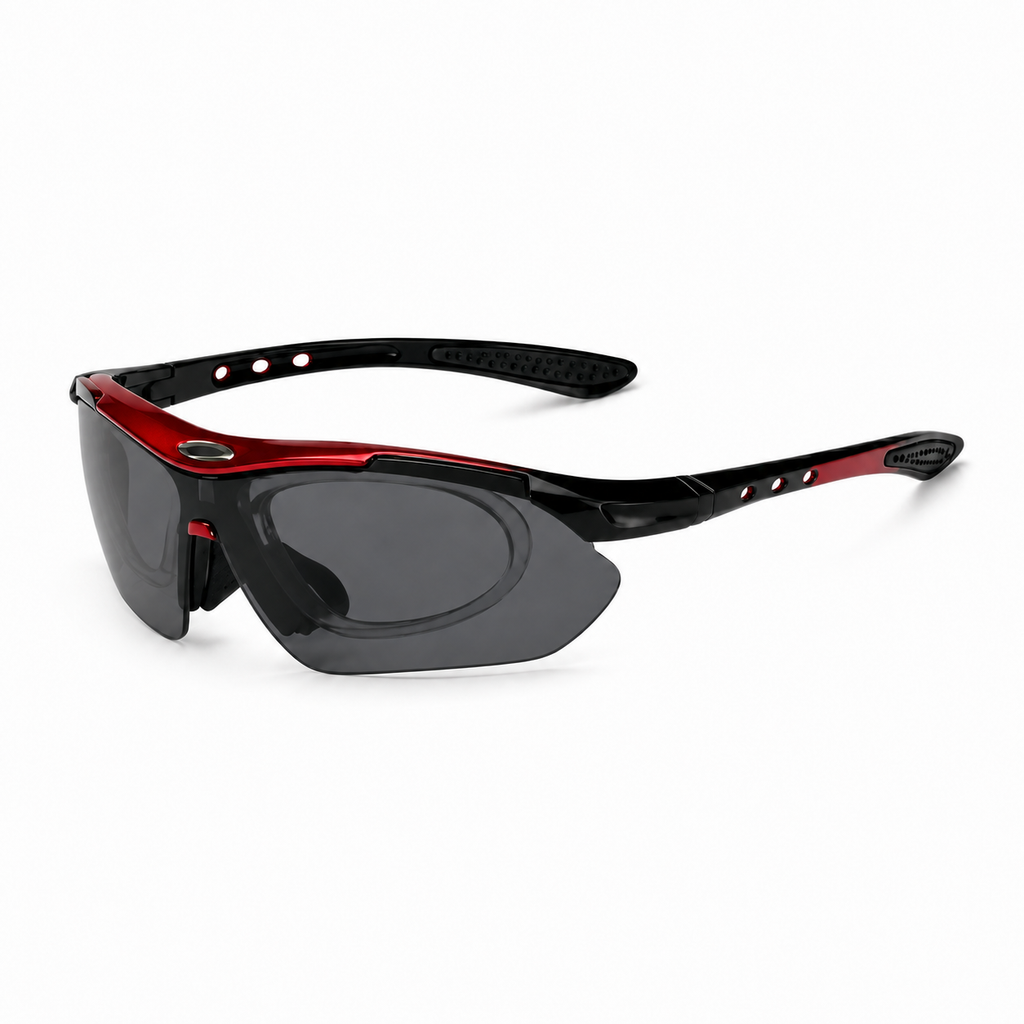 Driving-Cycling Sport Glasses-Black/Red