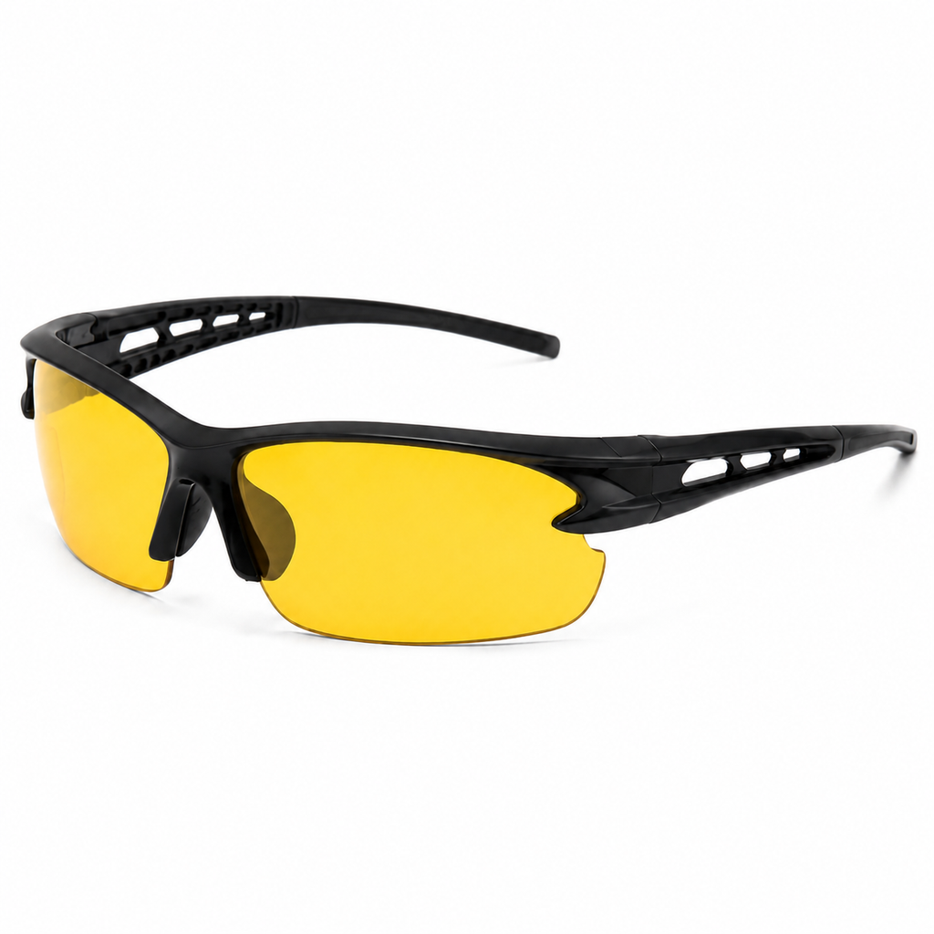 Tinted UV400 Driving & Cycling Glasses-Yellow