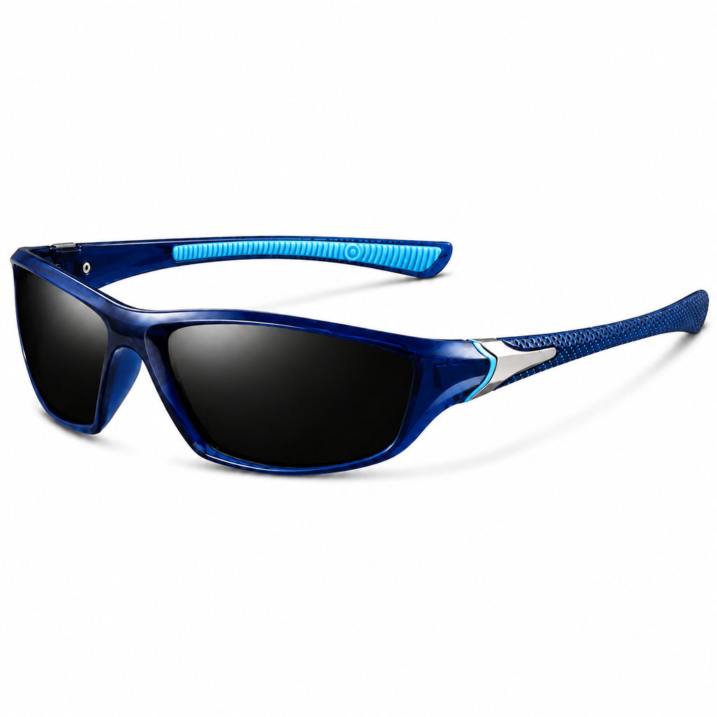 All-Terrain Mirror Sport Sunglasses - Clear Blue
