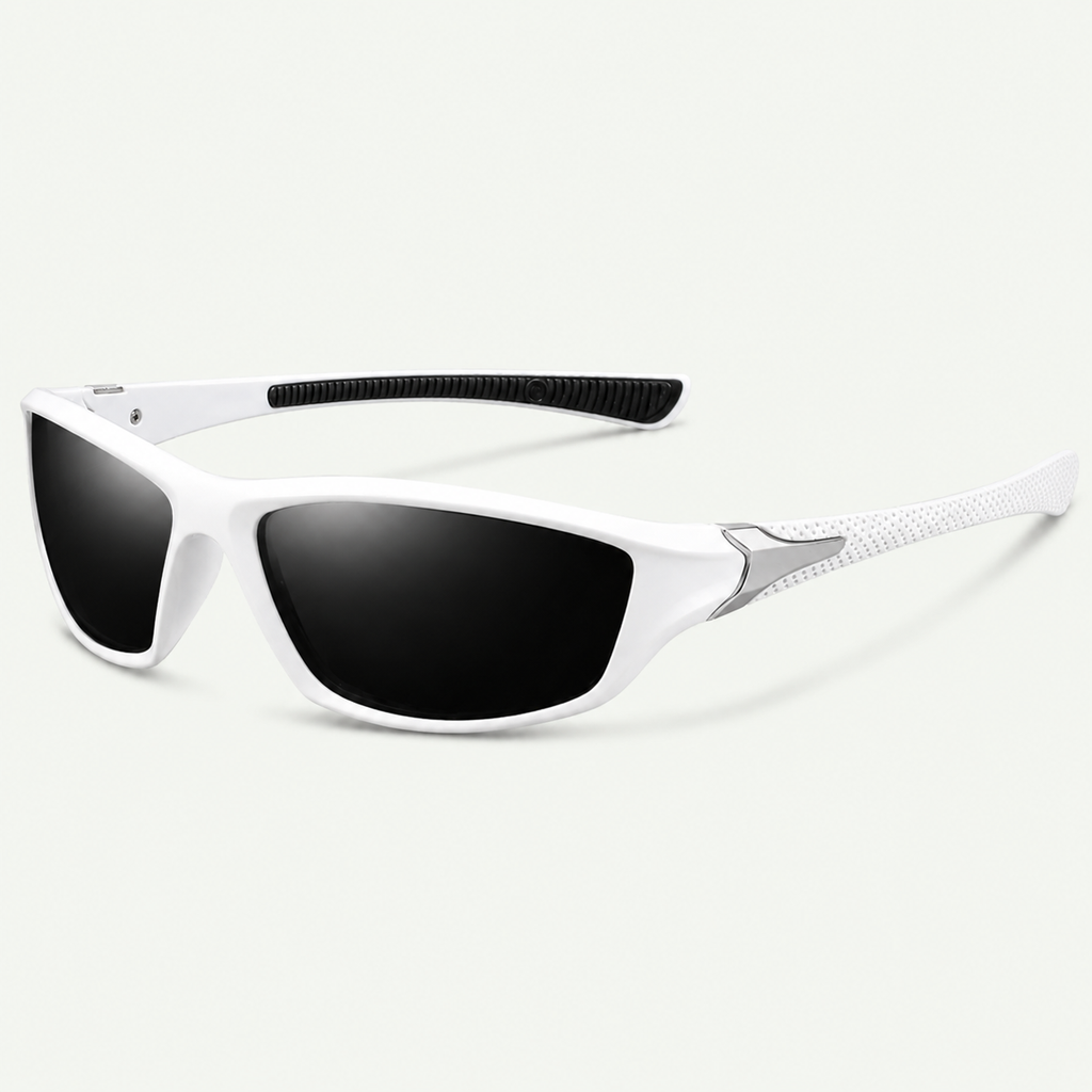 All-Terrain Mirror Sport Sunglasses-White