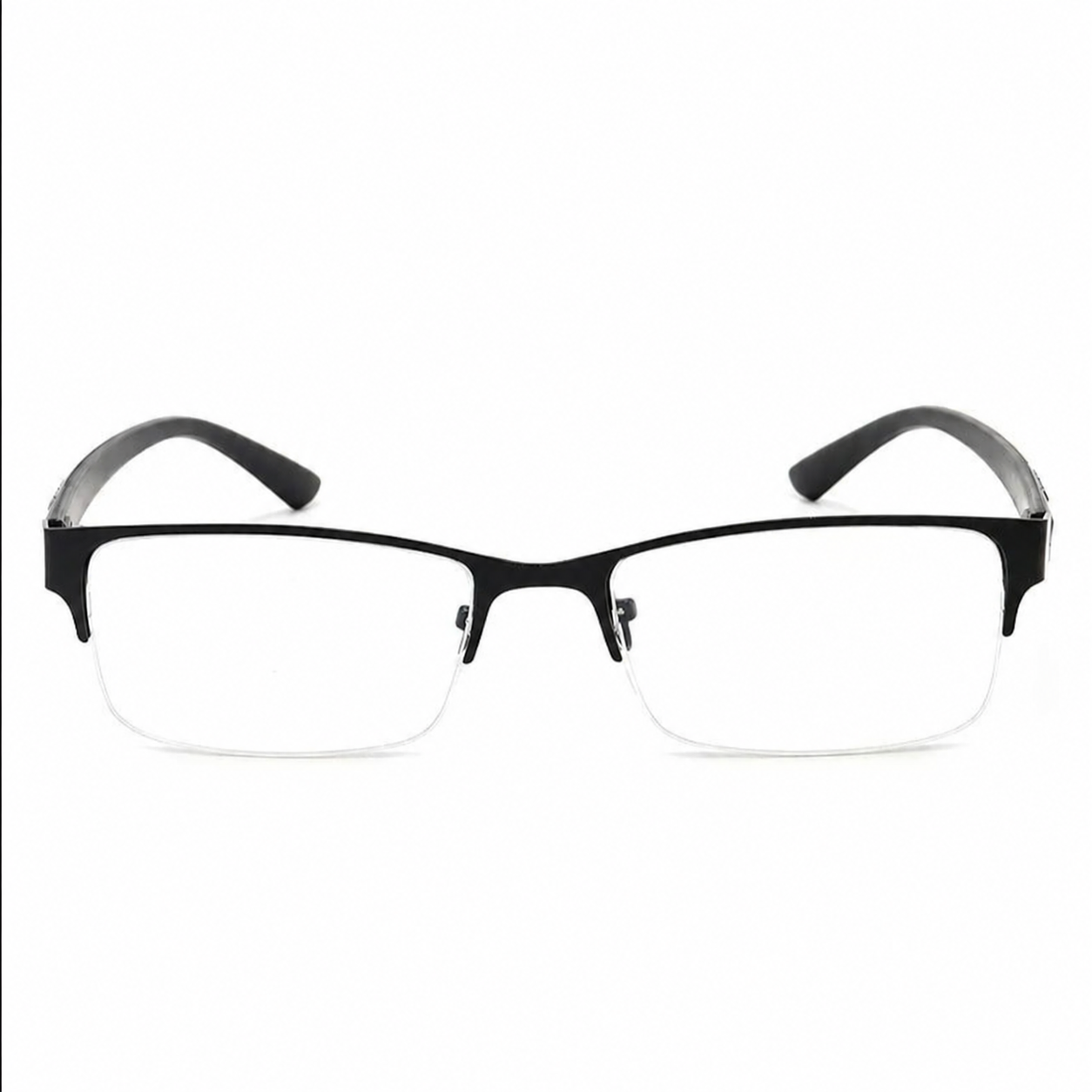Half-Frame Square Reading Glasses