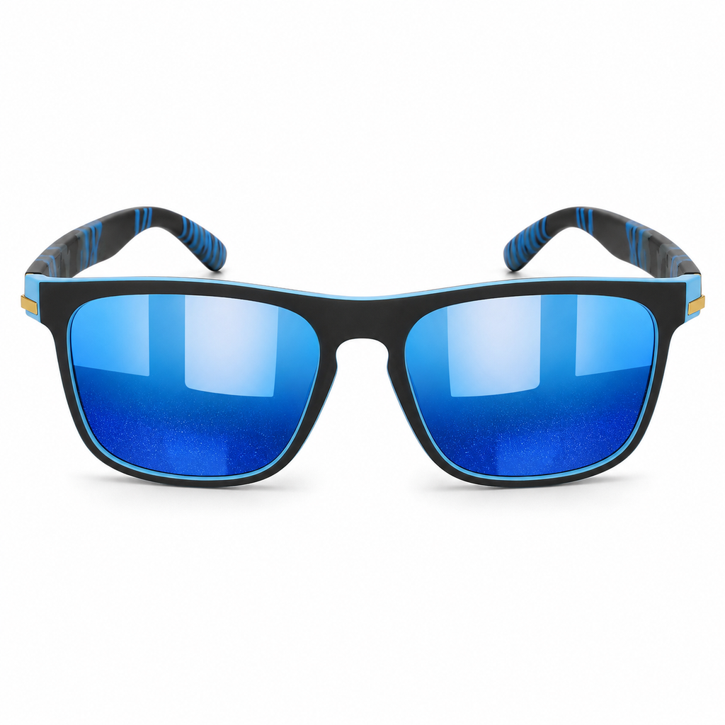 Vintage Square Mirrored Sunglasses