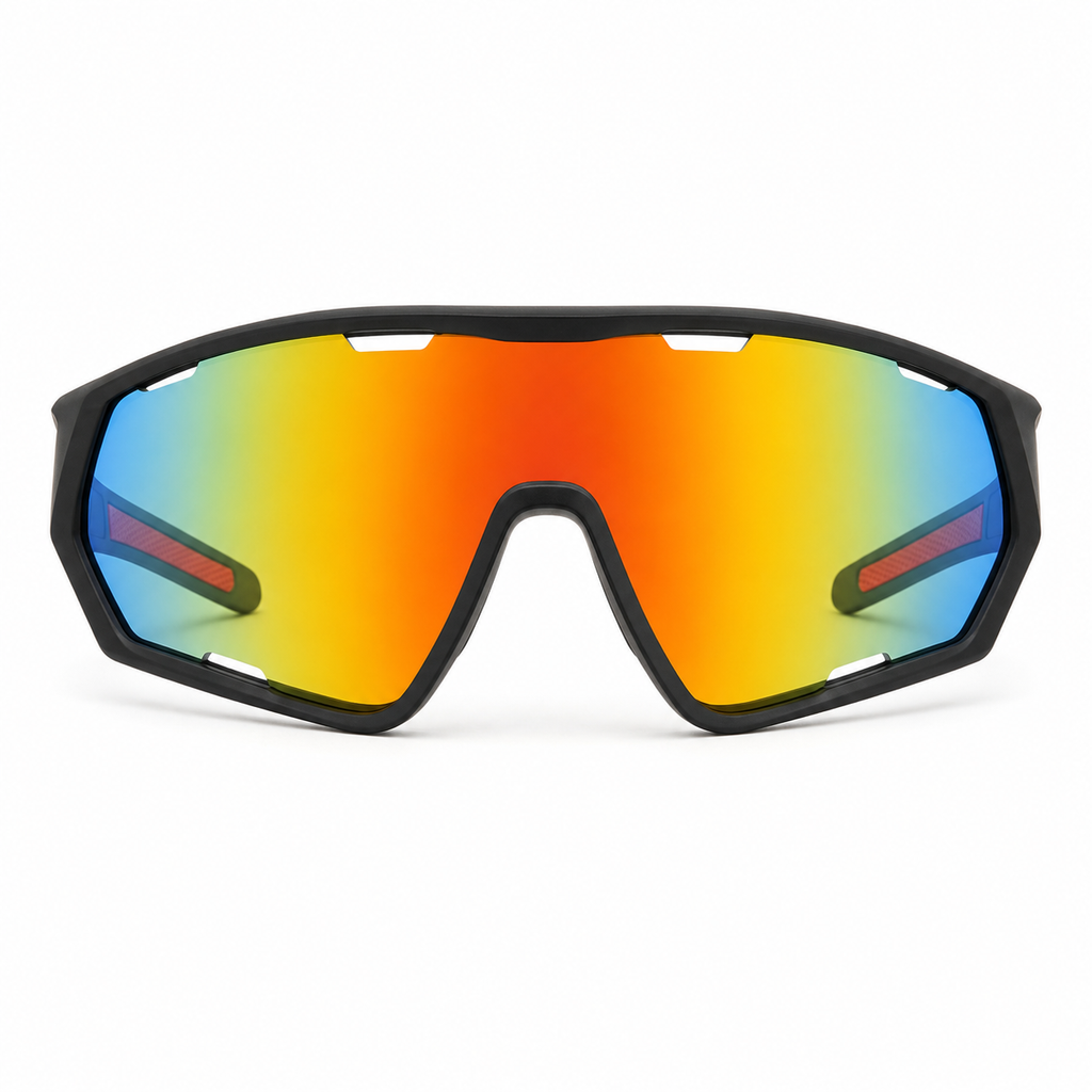 Large-Lens Athletic Sunglasses