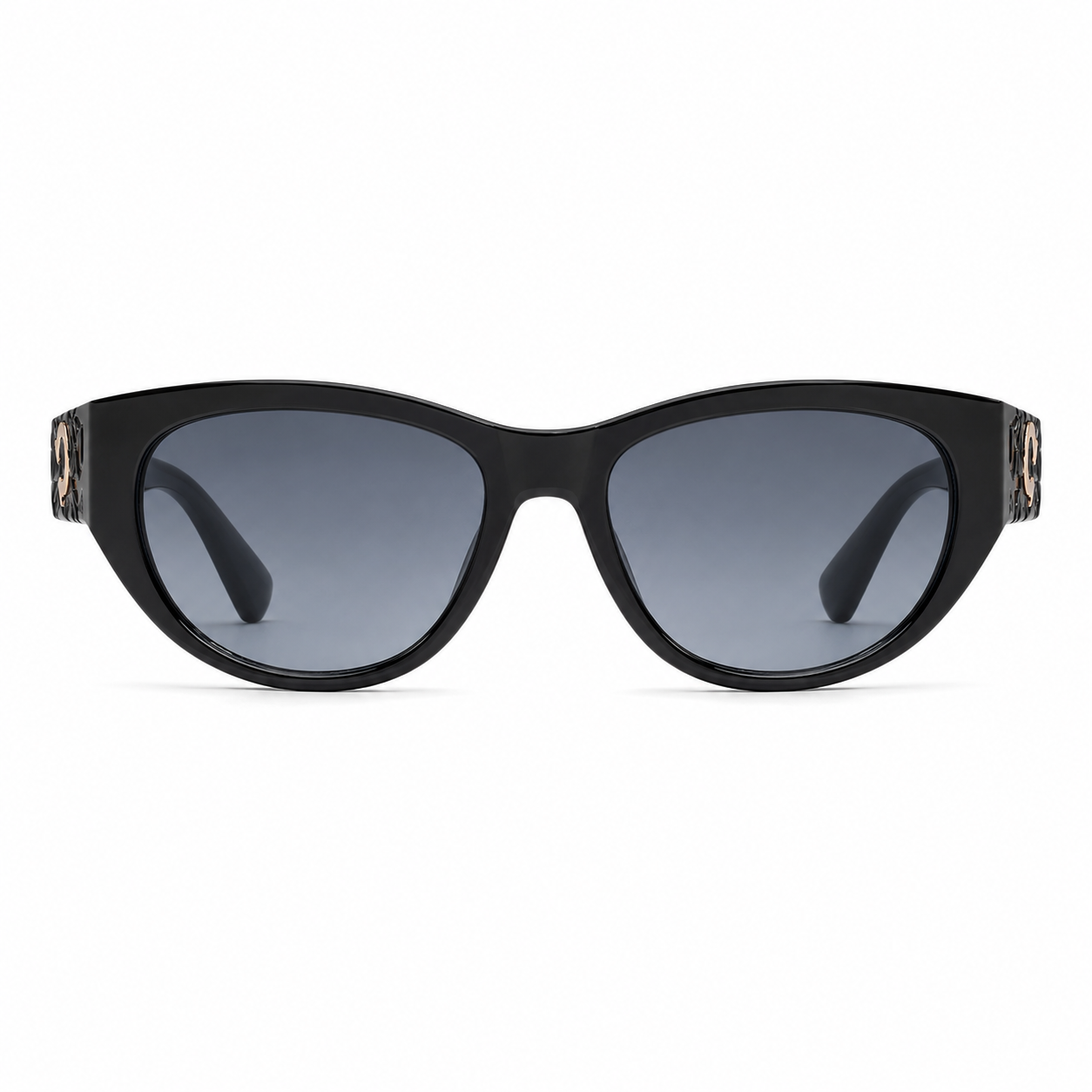 Vintage Oval Gradient Sunglasses