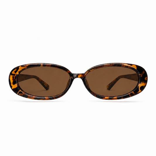 Vintage Tortoiseshell Oval Sunglasses