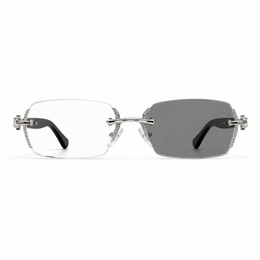 Rimless Photochromic Reading Glasses