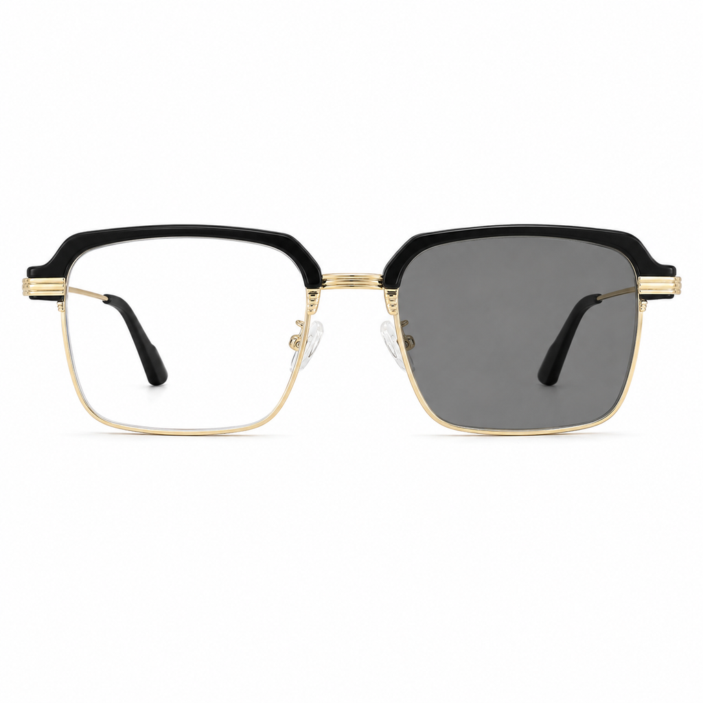 Black & Gold Photochromic Reading Glasses