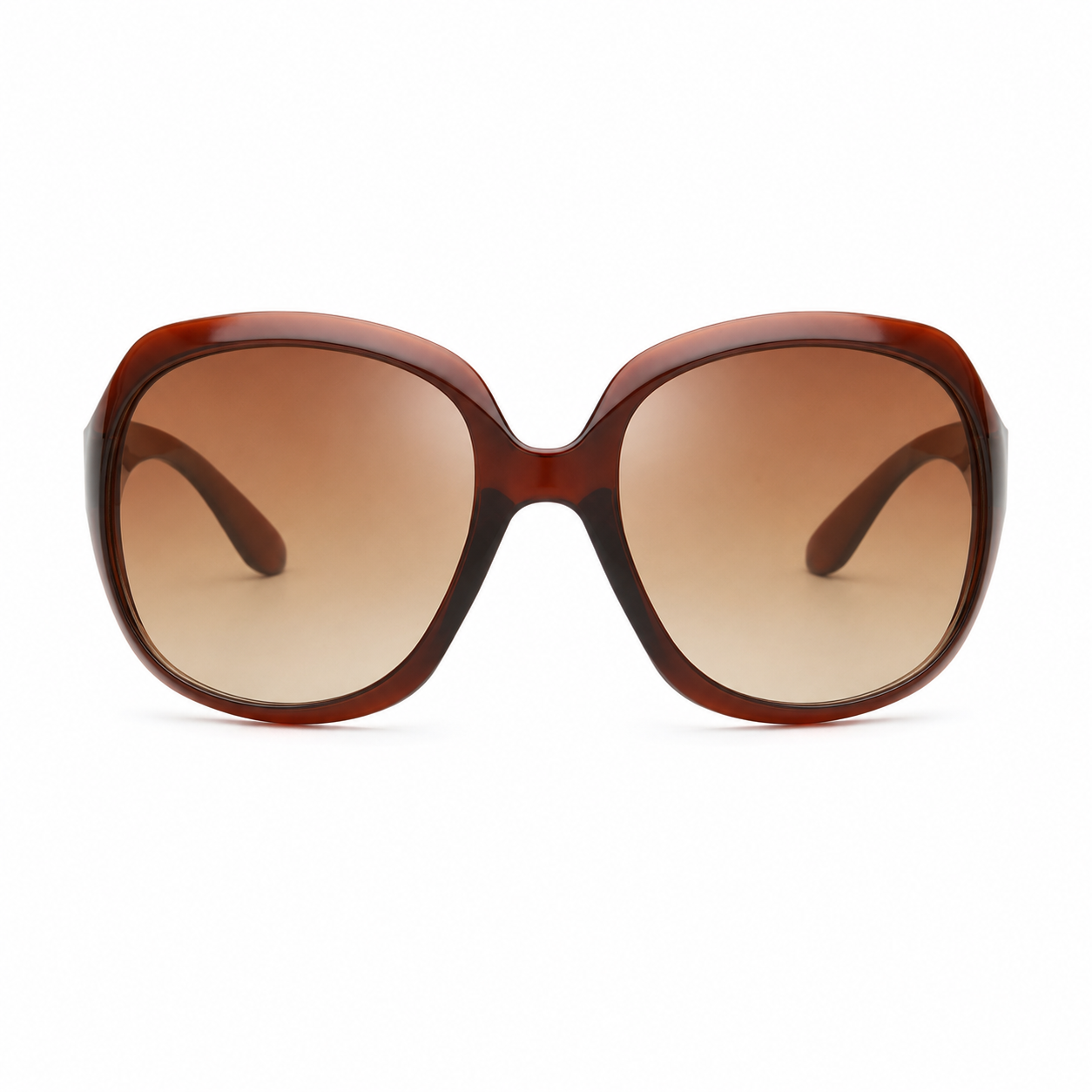 Oversized Gradient Oval Sunglasses