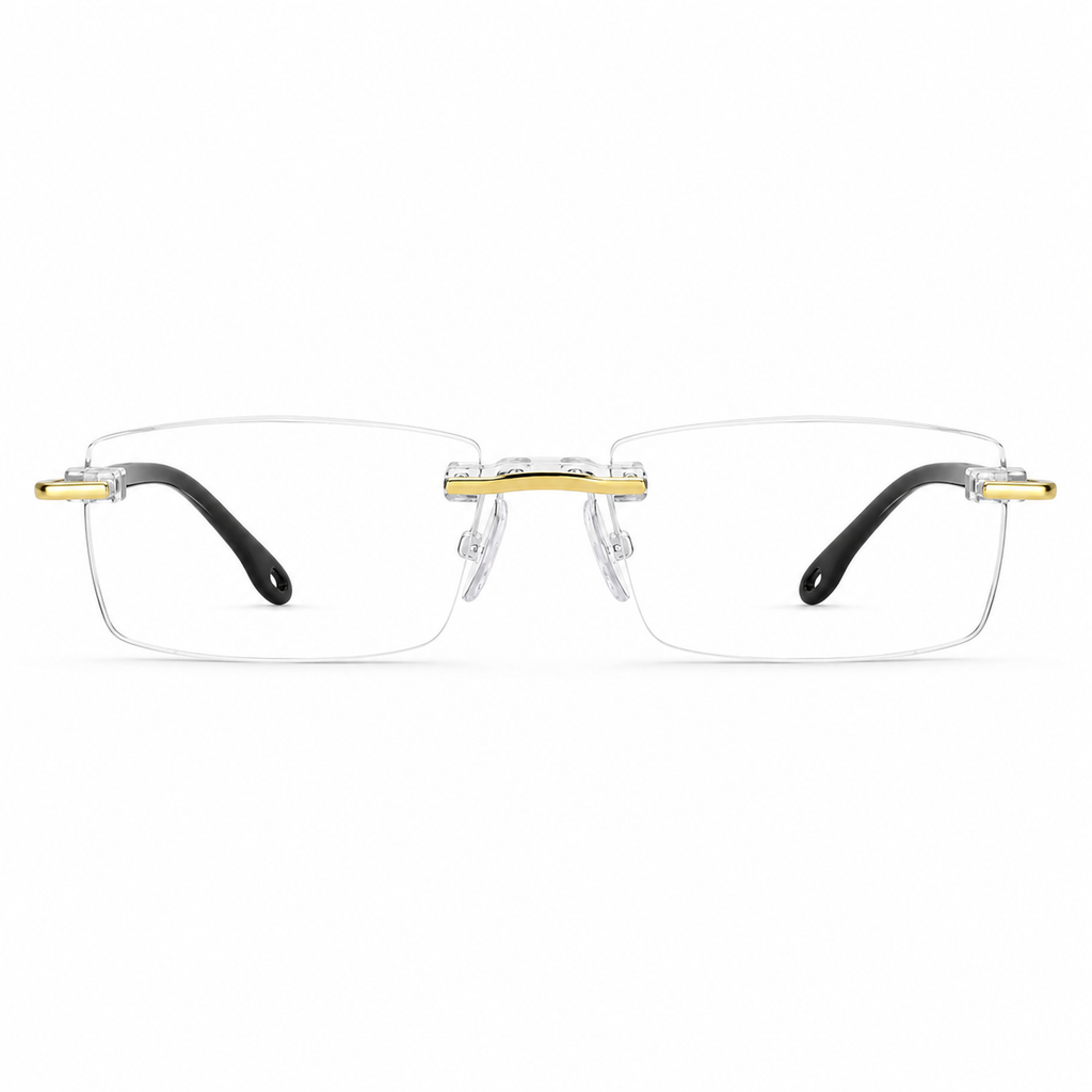 Gold Rectangle Reading Glasses