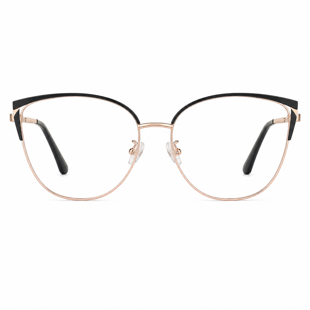 Metal Cat-Eye Blue-Light Glasses
