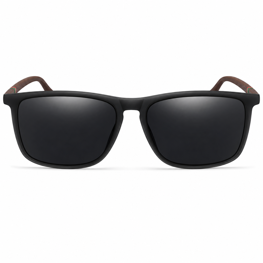 Retro Polarized Square Sunglasses