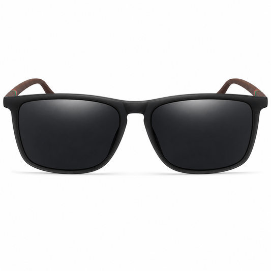 Retro Polarized Square Sunglasses