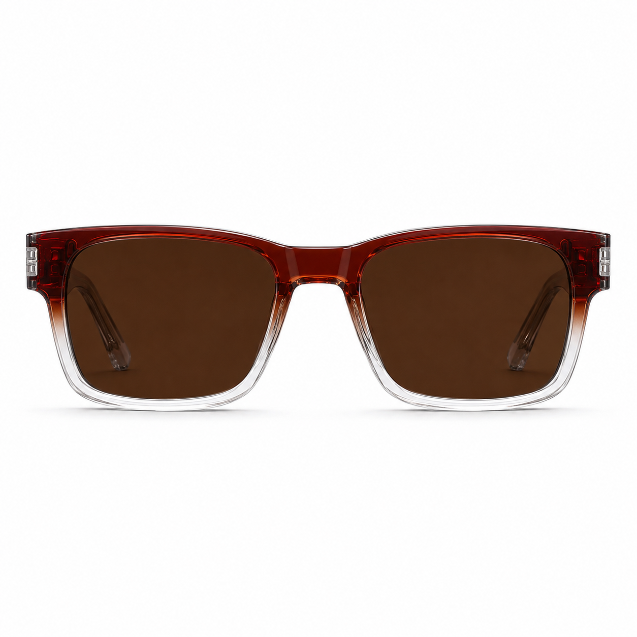 Metal-Core Rectangle Sunglasses