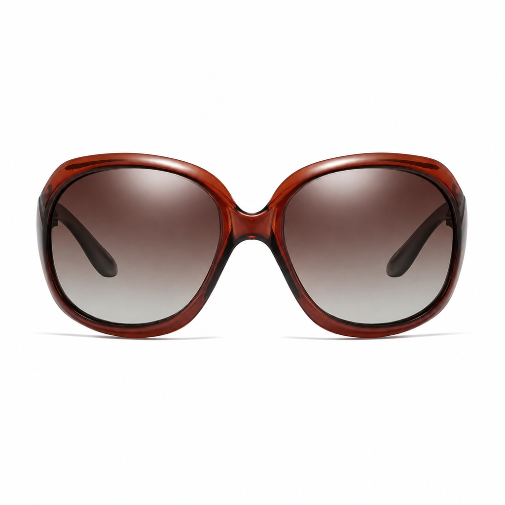 Vintage Oversized Elliptical Sunglasses