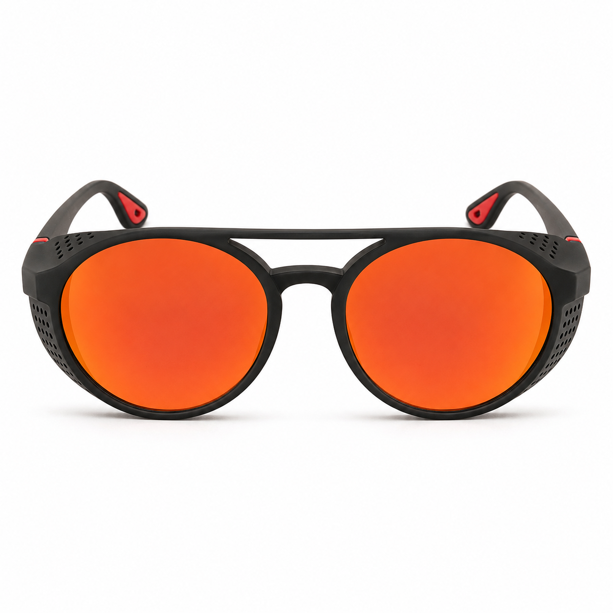 Polarized Steampunk Round Sunglasses
