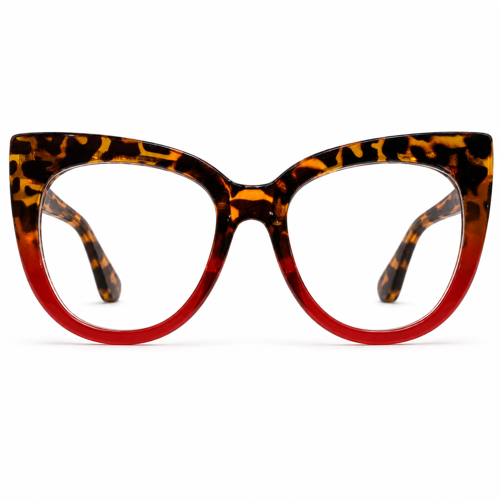 Oversized Cat-Eye Blue Light Glasses